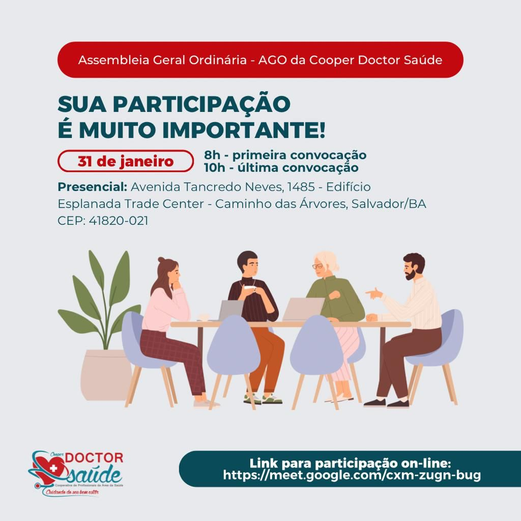 CONVOCAÇÃO - AGO 2024 EM SALVADOR