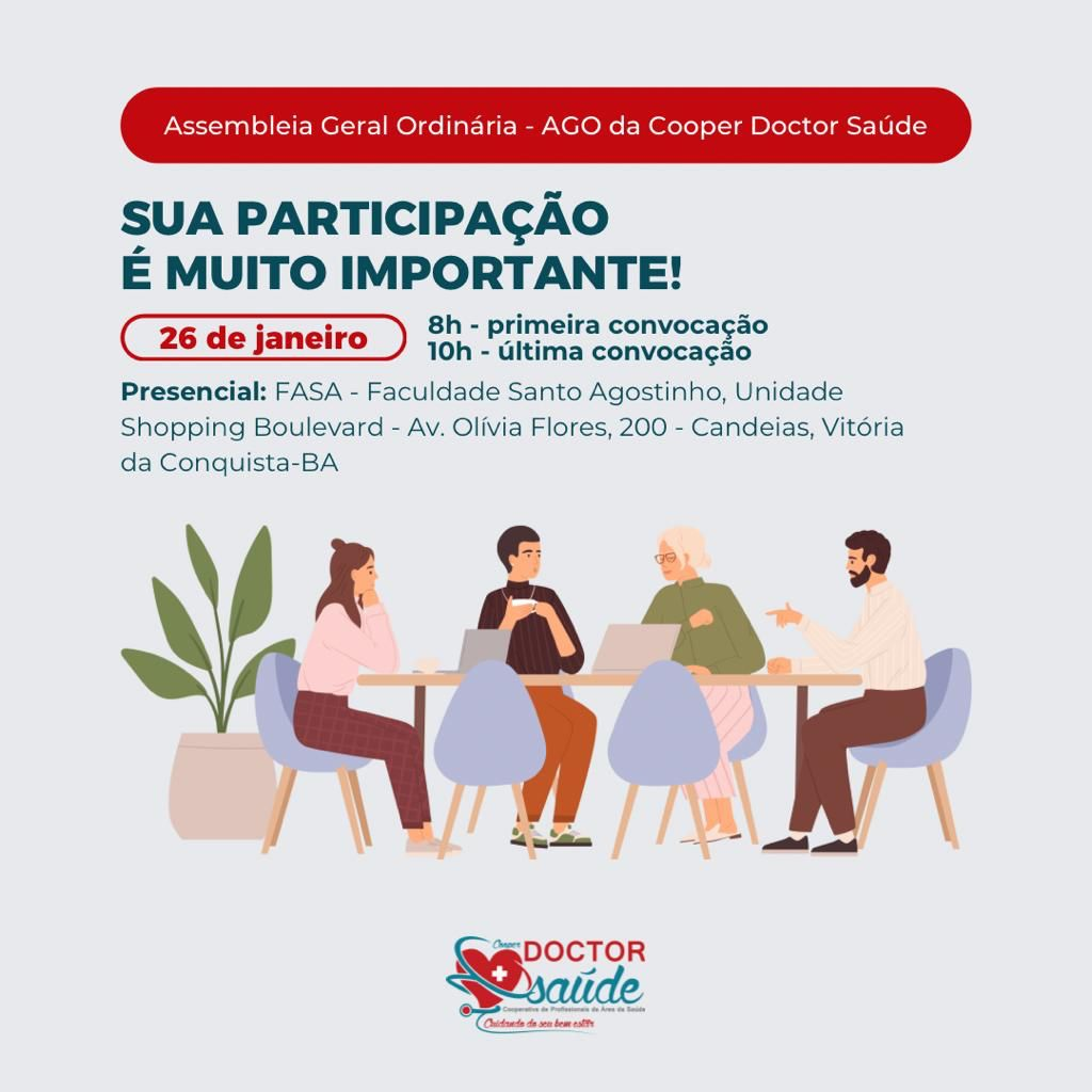 CONVOCAÇÃO - AGO 2024 EM VITÓRIA DA CONQUISTA